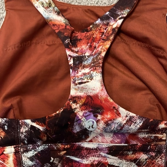 Lululemon Wunder Train Long-Line  Bra in Urbantricity Multi - size 6 - Picture 5 of 7
